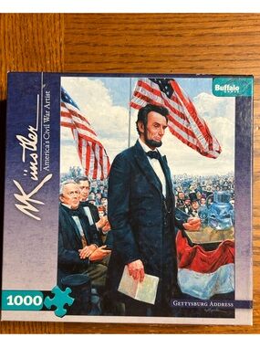 Buffalo Gettysburg Address 1000-Piece Jigsaw Puzzle - Abraham Lincoln